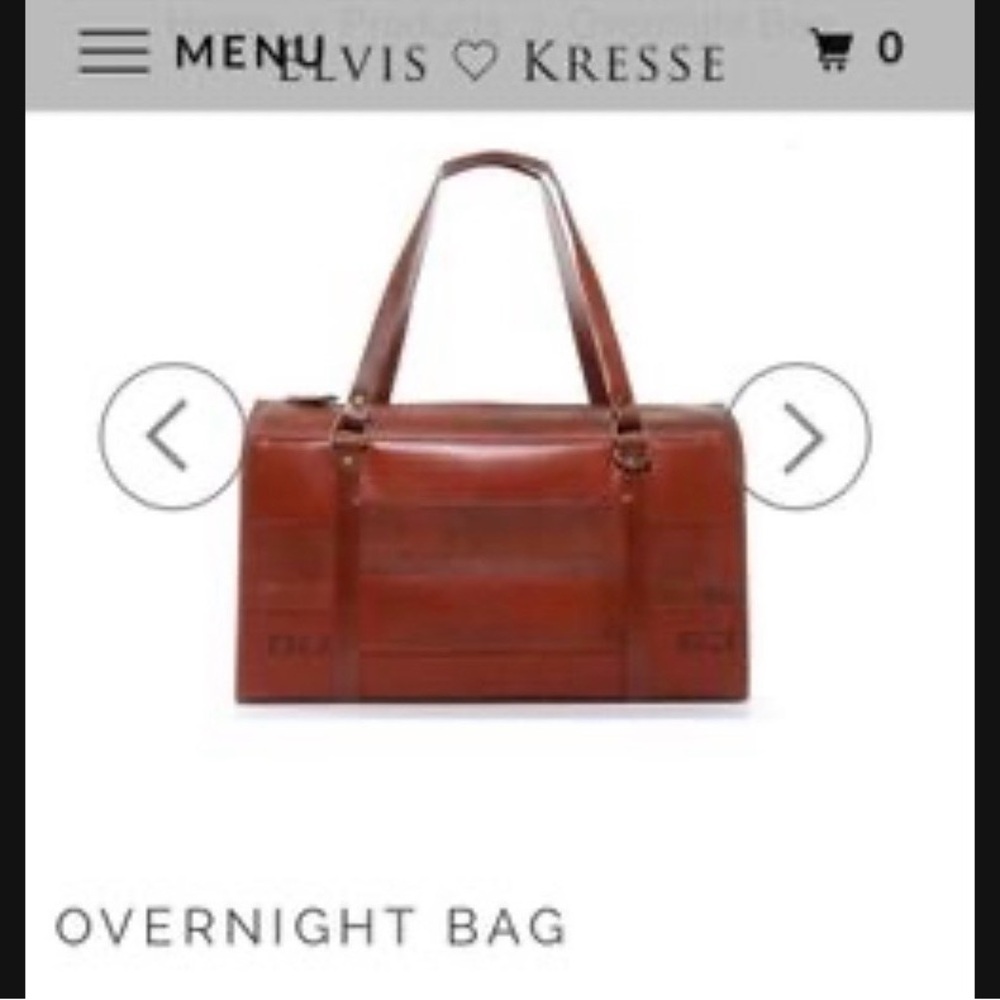 Elvis & Kresse Overnight Travel Bag Fire Hose